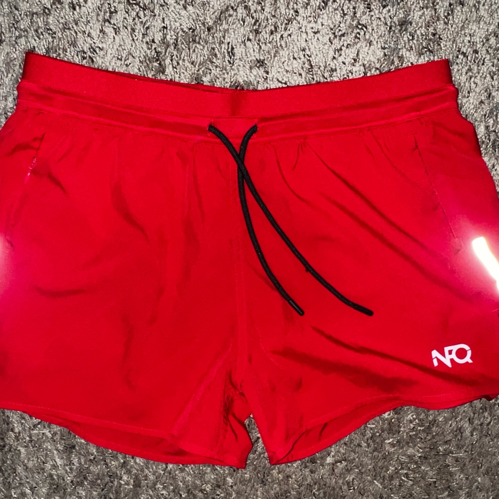 NFQ Women's Athletic Shorts in Vibrant Red